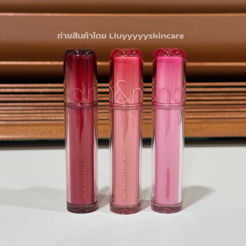 (กดในไลฟ์ลด40%)(New)rom&nd THE JUICY LASTING TINT 3.5g ทิ้นท์ ROMAND รุ่นใหม่ สีใหม่ ติดทนขึ้นกว่าเดิม
