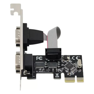 Card PCI Express X1 Serial 2Port/RS-232/RS232/DB9