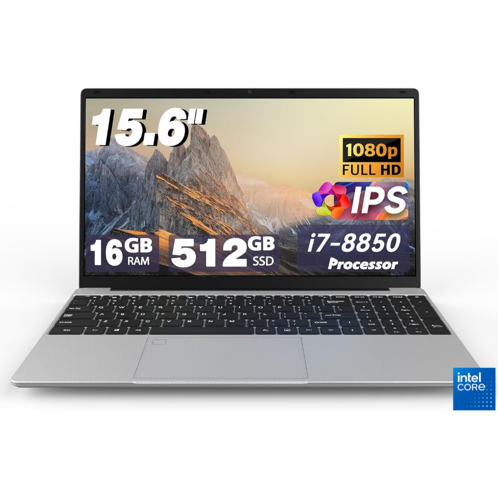 แล็ปท็อปใหม่ Notebook ทํางาน Intel i7 ram 16GB 15.6" หน้าจอ Win11 โน๊ตบุ๊คเกมมิ่ง จัดส่งทันที COD