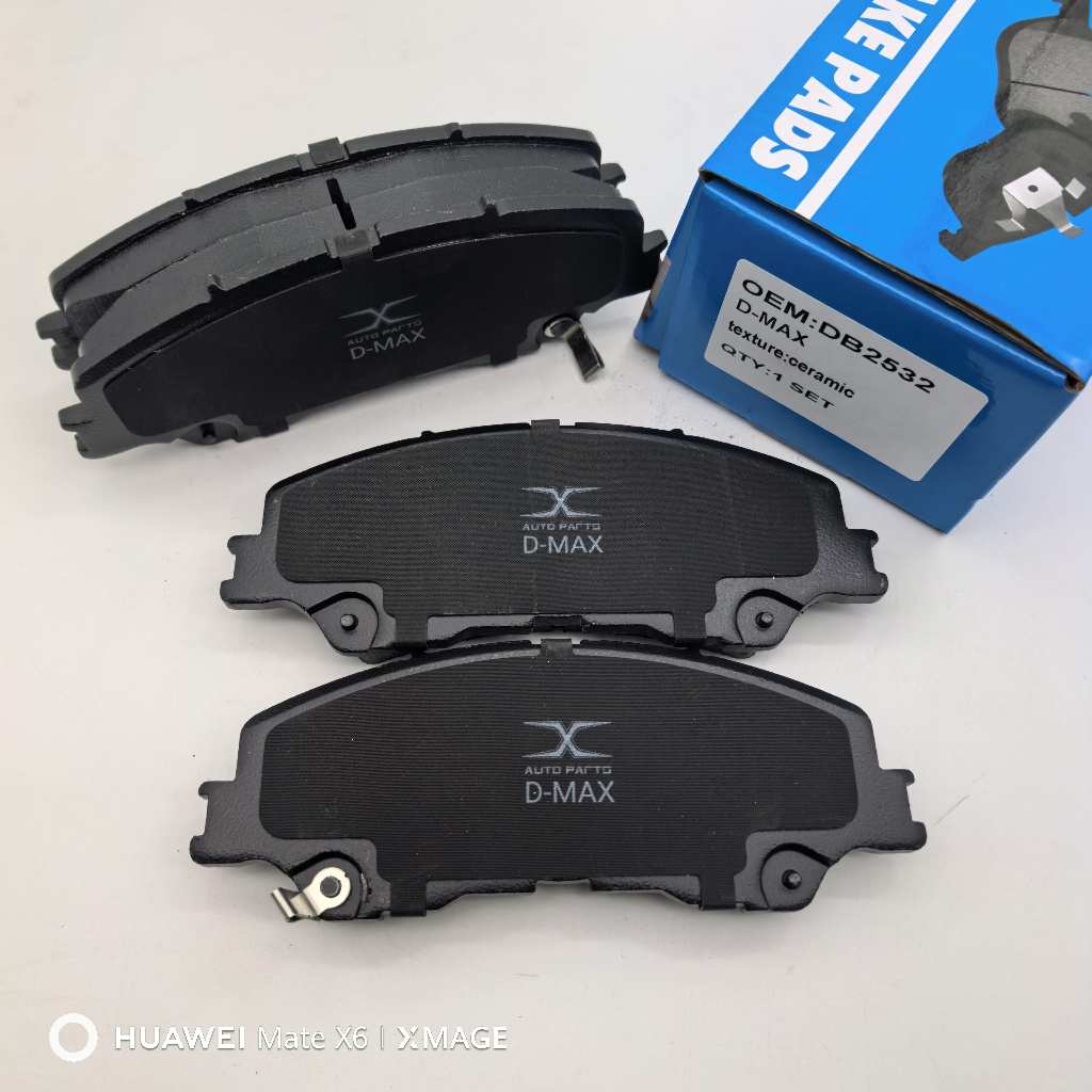 DB2532 ผ้าเบรคหน้าceramic(1คู่4ชิ้น) Isuzu All new Dmax Mu-X ปี19-23 BT50 Pro ปี21-24