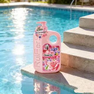 โปรโมชั่นสินค้าใหม่ เจลอาบน้ำ RuiFeIshi กลิ่นหอมเข้มข้น ปริมาณ 1 ลิต รสชาติ