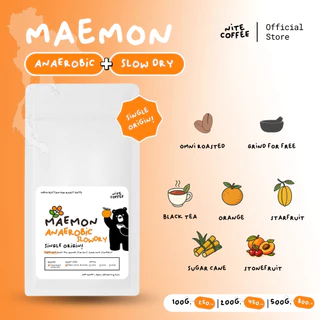 กาแฟหวาน MaeMon Anaerobic Slow Dry เมล็ดกาแฟคั่ว Single Origin ดอยแม่มอญ จ.เชียงราย by Nite Coffee