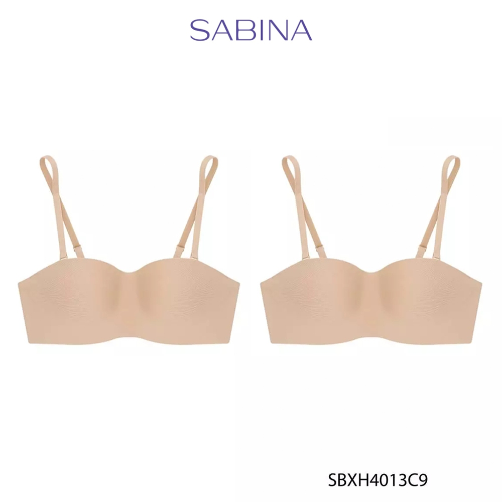 Sabina (Set 2 ชิ้น) Soft Doomm Level 3 เสื้อชั้นใน ไร้ตะเข็บ ไร้โครง รหัส SBXH6001C9 - สีเนื้อ