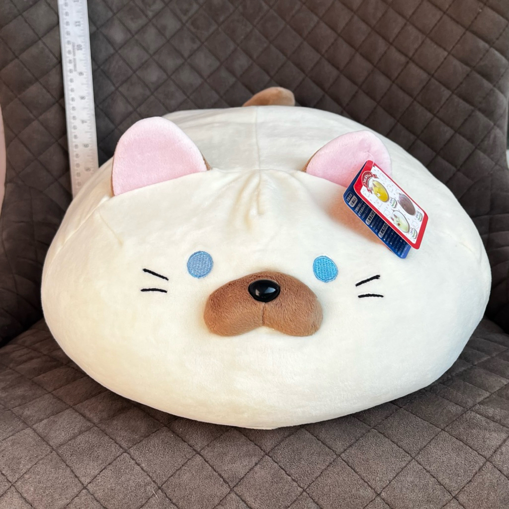 🇯🇵Goroneko Summit🐈  ตุ๊กตาหมอนน้อง Kodama🩶 เนื้อ Marshmallow☁️นุ่มหนุบหนับ🩶