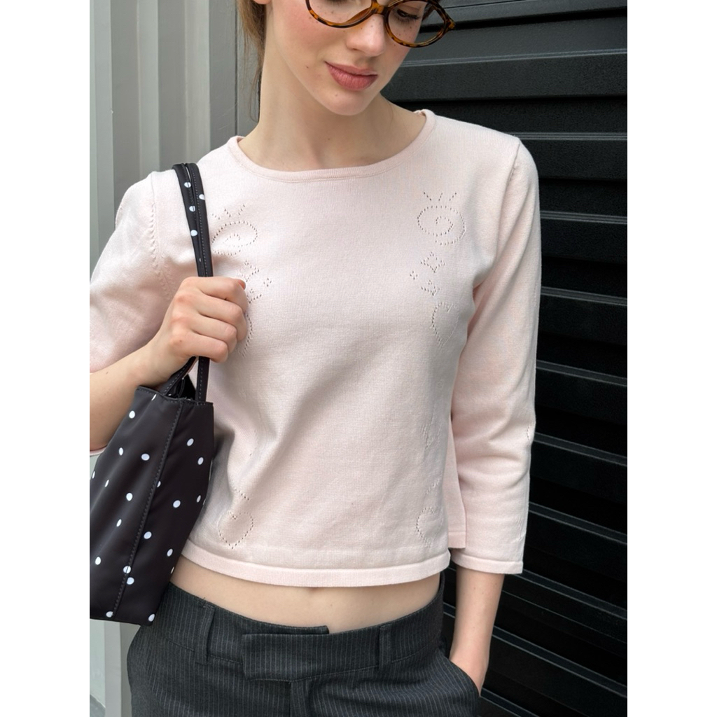MALI wonder stars top เสื้อยืดไหมทอคอตตอน100%
