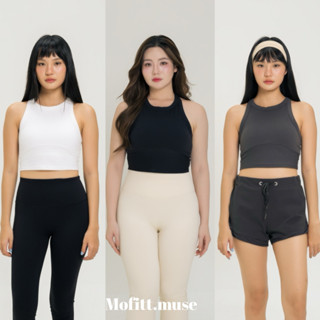 Mofitt.muse|Aura Crop สปอร์ตบรา เสื้อกล้ามออกกำลังกาย มีฟองน…