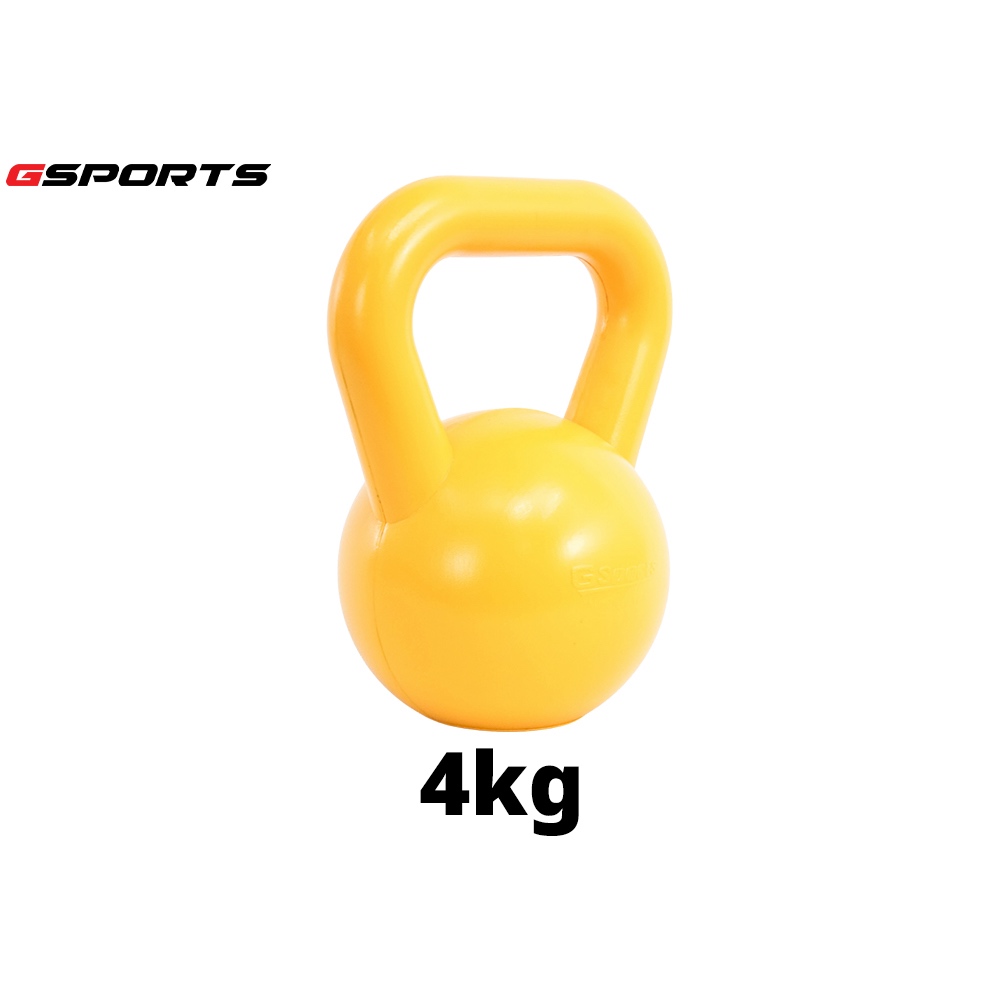 GSports ดัมเบลหูหิ้ว เคตเทิลเบล สีส้ม 4 kg Kettlebell 4 kg รุ่น KB04
