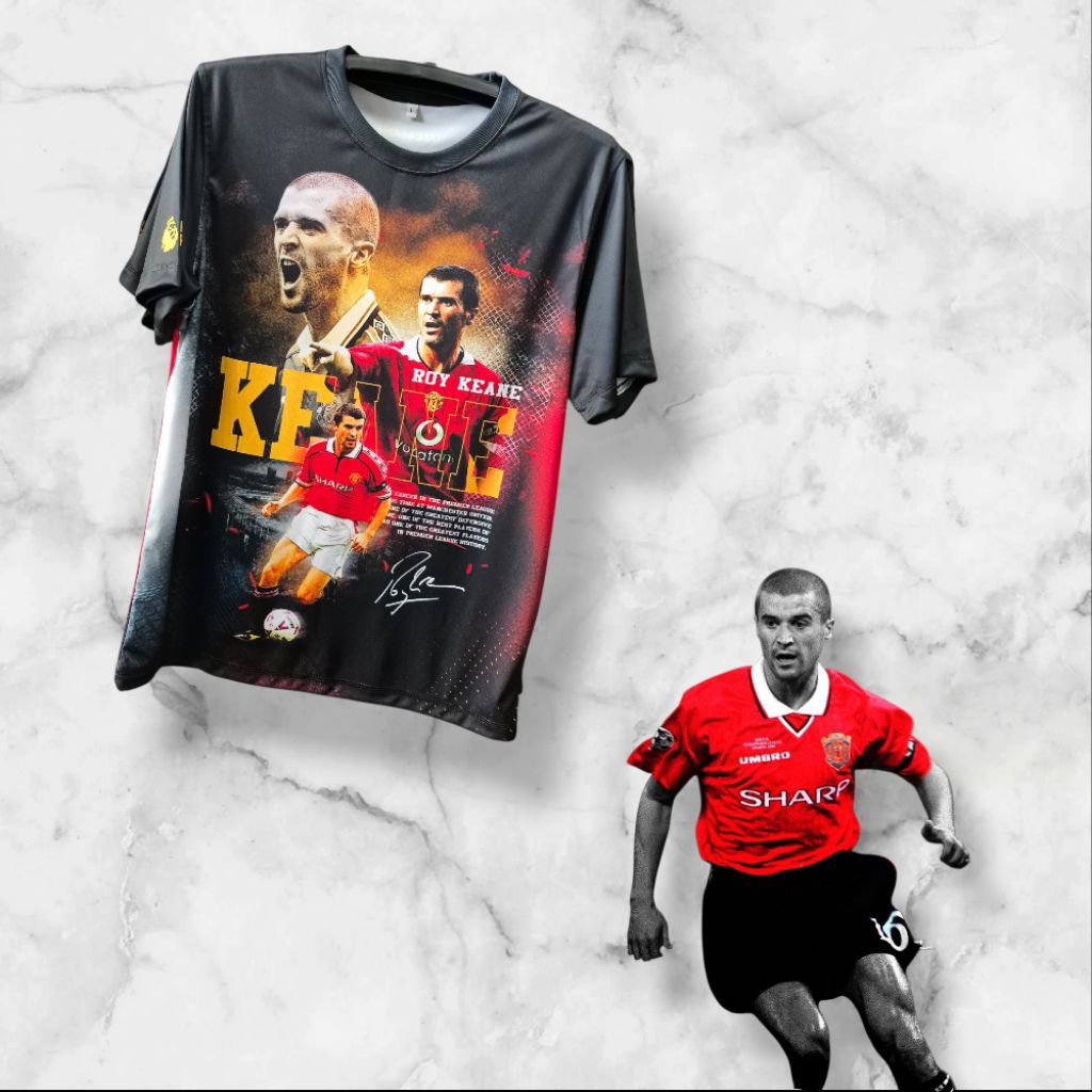 เสื้อยืดพิมพ์ลาย Roy Keane