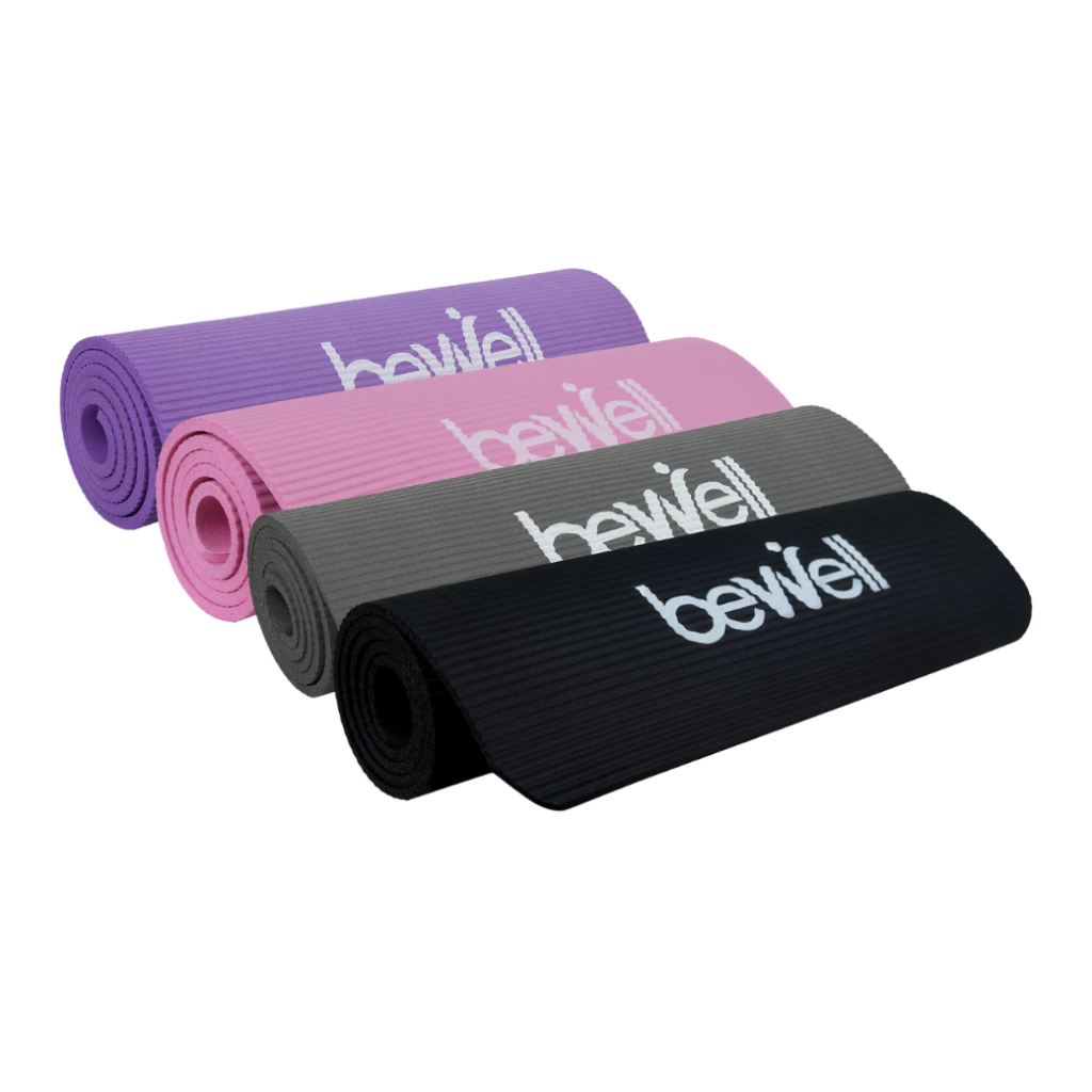 Bewell เสื่อโยคะ หนาพิเศษ 10 mm. พร้อมถุงตาข่ายเก็บเสื่อ พกพาสะดวก thumbnail 3