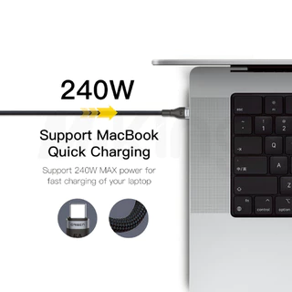 สายชาร์จเร็ว Orsen by Eloop S6 Cable สายชาร์จ อย่างดี Type-C to Type-C ยาว 1.5 ม. QC4.0 PD 240W