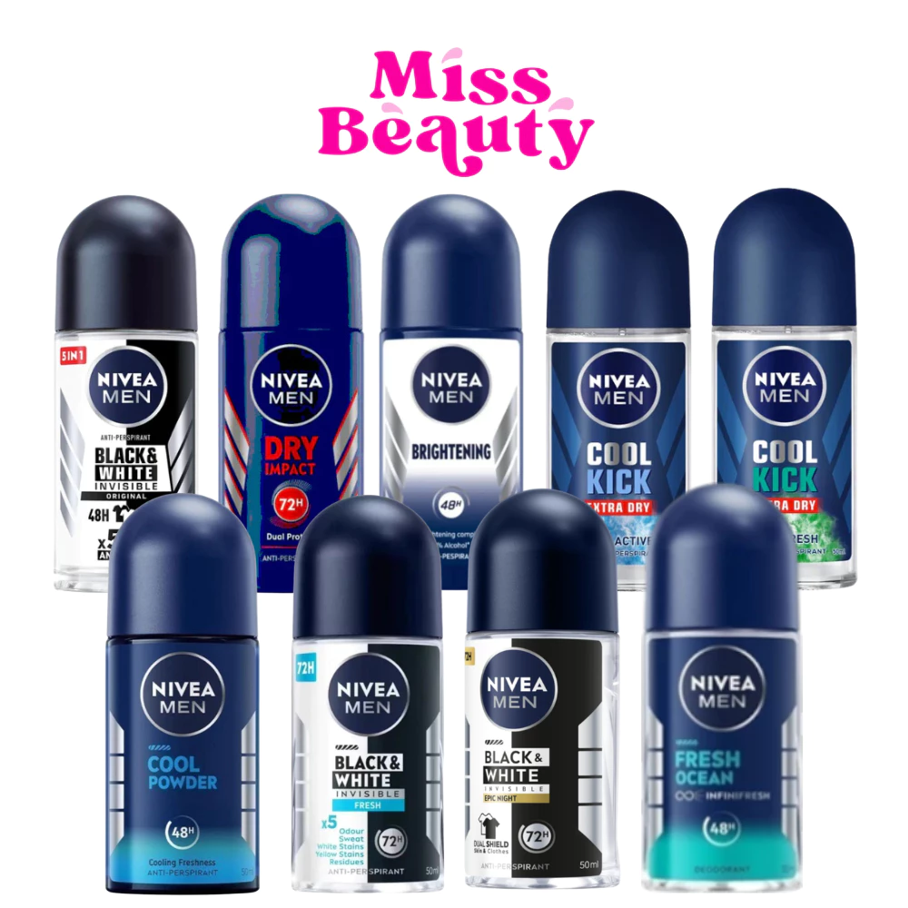 นีเวีย เมน โรลออน 25/50 มล. NIVEA MEN ROLL ON 25/50 ml.
