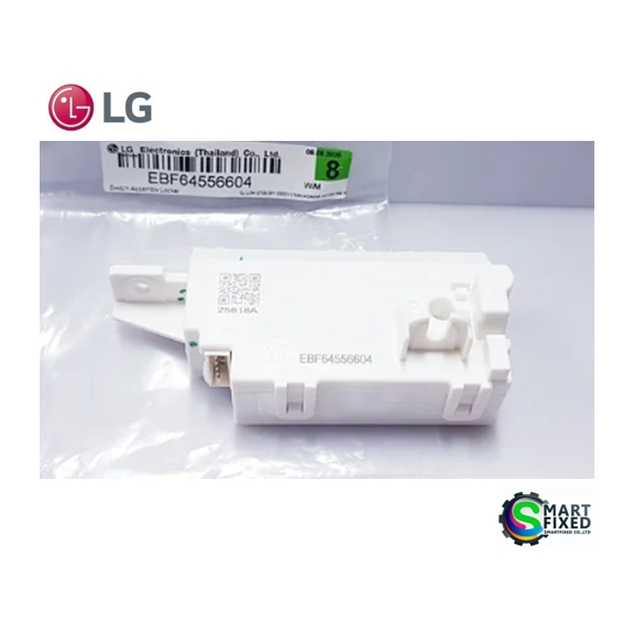 สวิทซ์ล๊อกประตูเครื่องซักผ้าฝาหน้าแอลจี (Switch Assembly,Locker LG)/EBF64556606/อะไหล่แท้จากโรงงาน