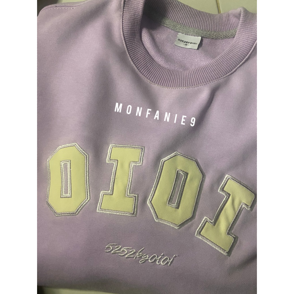 เสื้อกันหนาว เสื้อสเวตเตอร์ เสื้อฮู๊ด OIOI ของแท้ Official สีม่วง (ใส่น้อยมาก) 💜