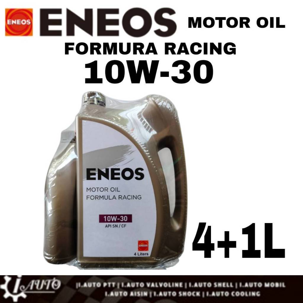น้ำมันเครื่องเบนซิน ENEOS  Formula Racing 10w-30 / 4+1ลิตรน้ำมันเครื่องเบนซิน ENEOS  Formula Racing 