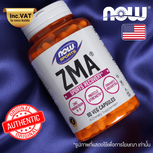ซีเอ็มเอ | ZMA / Zinc - Magnesium - Vitamin B-6 [Capsules] by NOW SPORTS