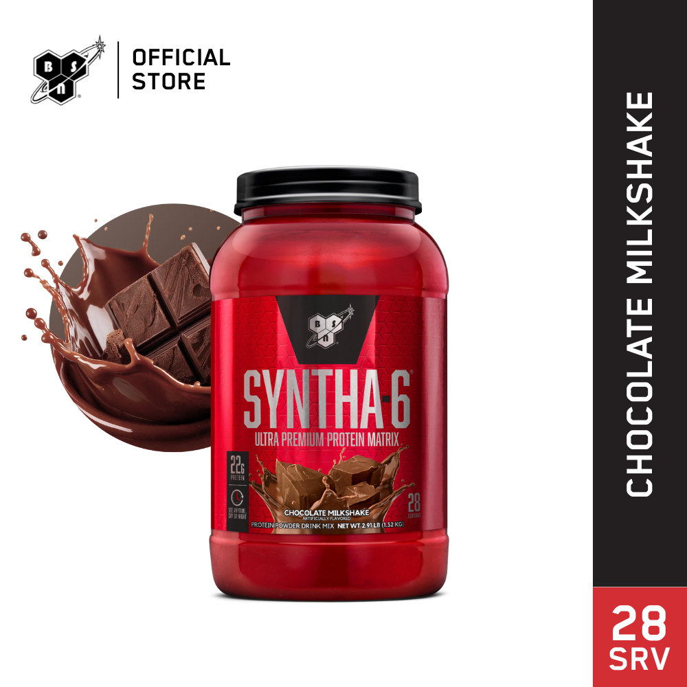 BSN Whey Protien Syntha-6 ขนาด 2.91lb มี 3 รสชาติ เวย์โปรตีน