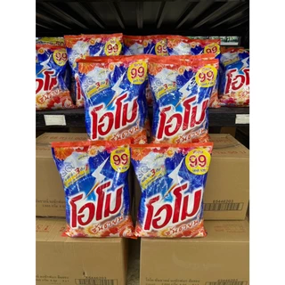 ( ยกลัง 6 ถุง ) โอโม ผลิตภัณฑ์ซักผ้า สีส้ม ( แบบผง ) ขนาด 2600 กรัม.
