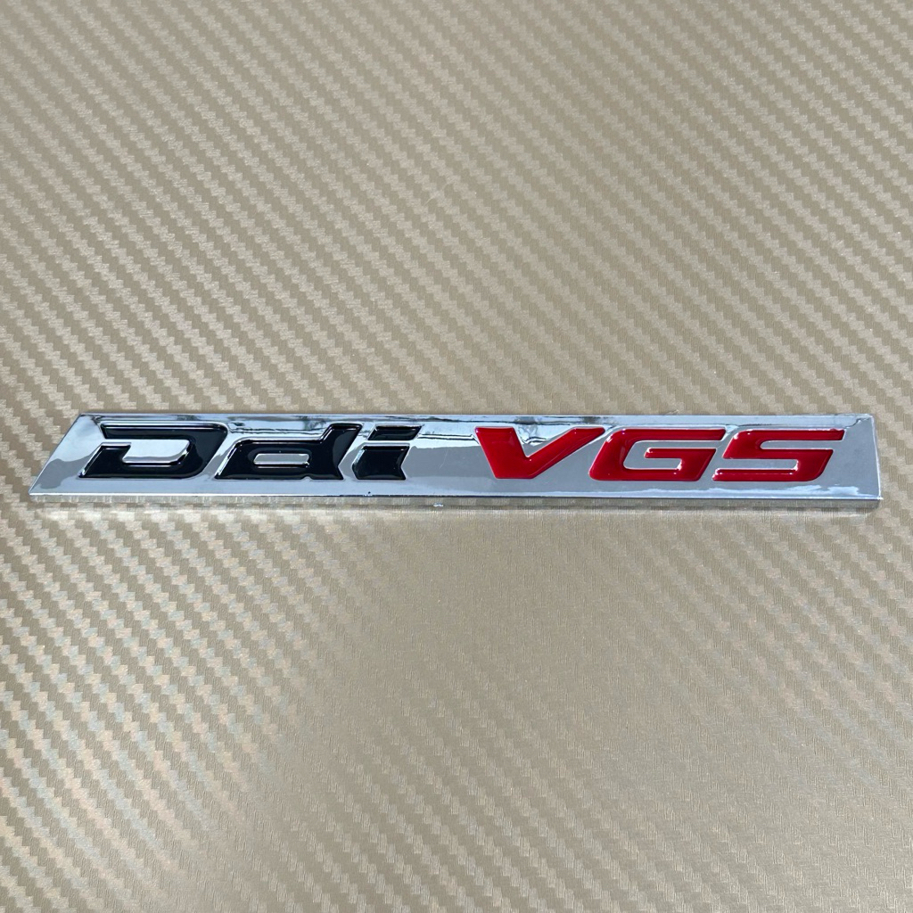 โลโก้  Ddi VGS  ติดรถ ISUZU ขนาด* 1.8 x 16 cm