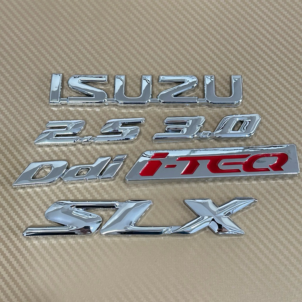 โลโก้ ISUZU Ddi SLX i-TEQ 2.5 3.0 ปี 2007-2011 ราคาต่อชิ้น