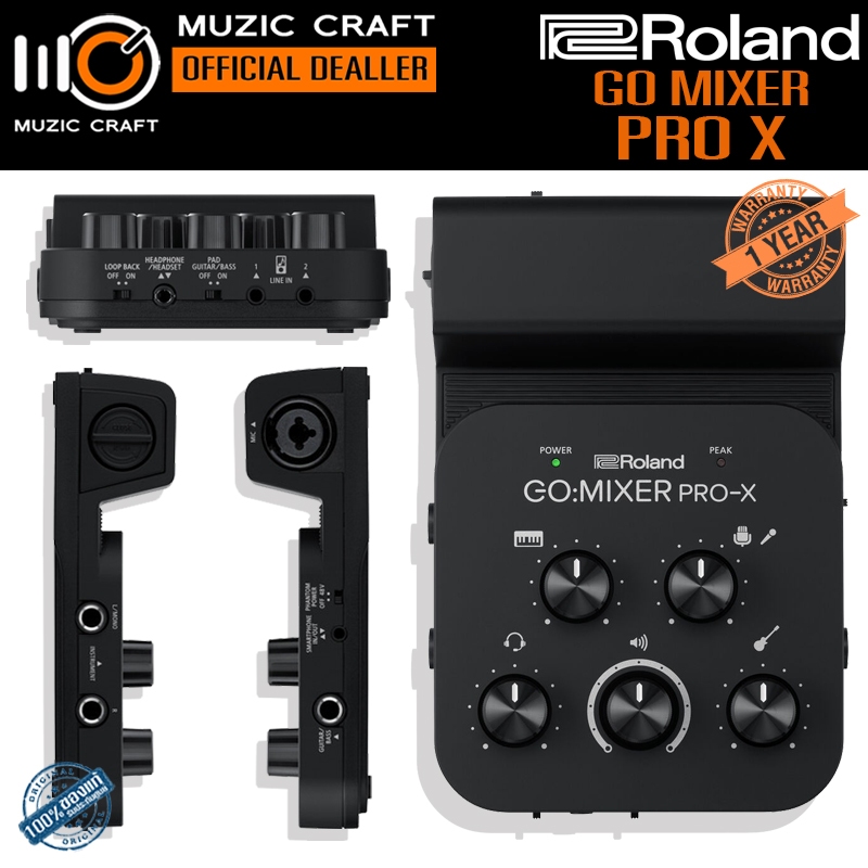 Roland GO MIXER PRO X *ของแท้รับประกัน 1ปี* Mixer Podcast / Livestream / Music, มิกเซอร์