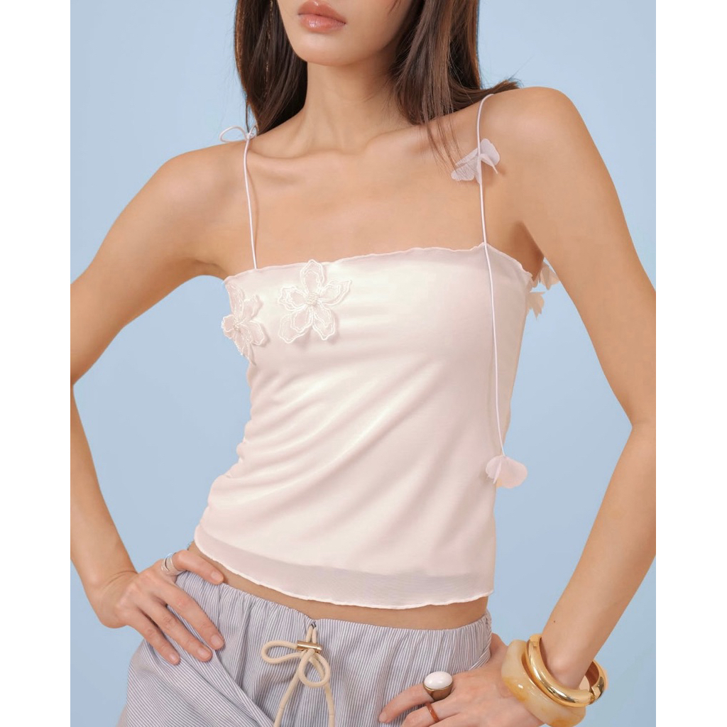 ส่งต่อ Try yorata floral tube top ของใหม่พร้อมป้าย