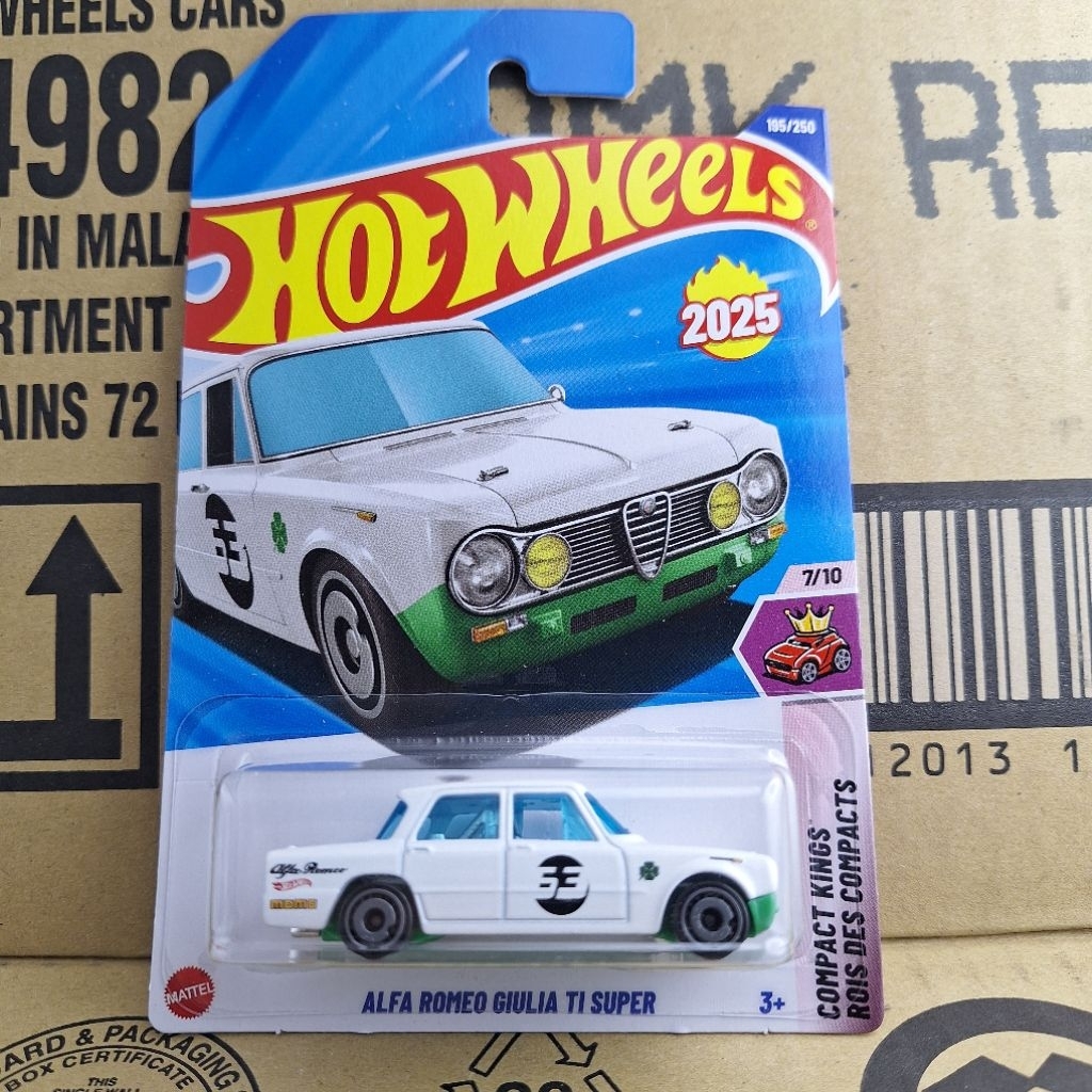 รถเหล็ก Hotwheels ALFA ROMEO GIULIA T1 SUPER 2025 195/250 (kg25)