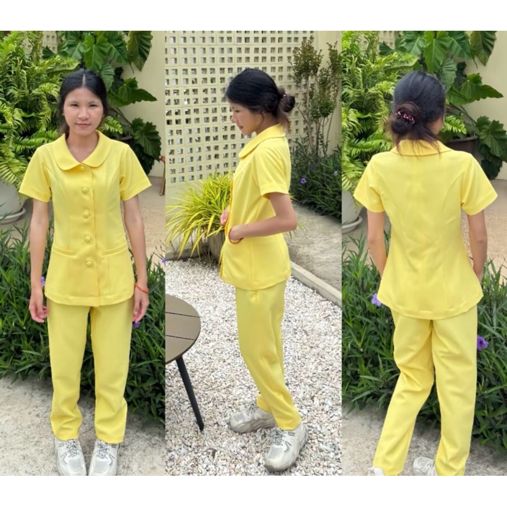 ชุดผู้ช่วยเหลือคนไข้ ผ้าวาเลนติโน่ (ขายแยกชิ้น)