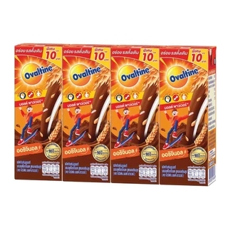 [4แพ็ค16กล่อง] Ovaltine โอวัลติน ยูเอชที สูตรมอลต์ พาวเวอร์ รสออริจินอล ปริมาณ 165มล.
