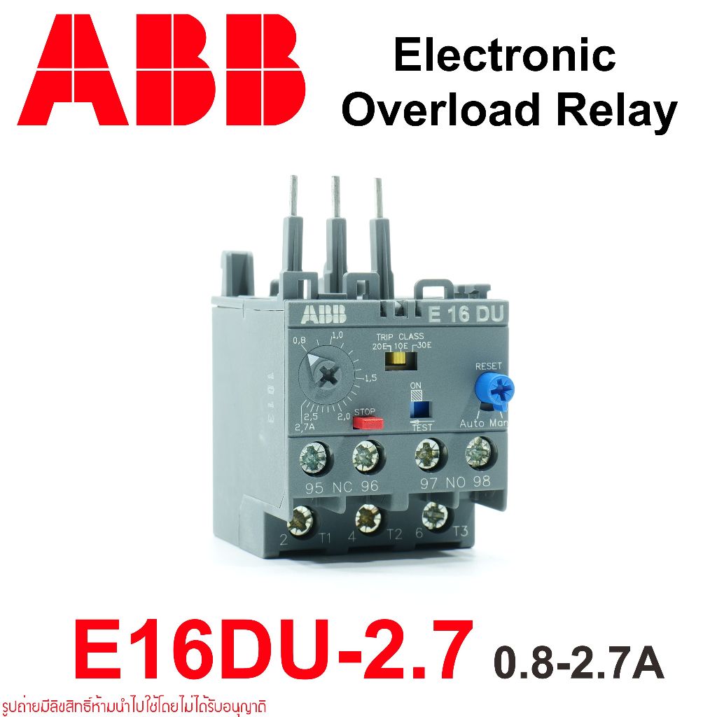 ABB E16DU-2.7 ABB E16DU-2.7 ABB Electronic overload relays ABB