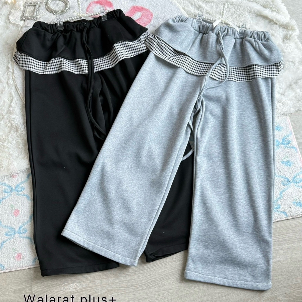 🧸𝐂𝐡𝐮𝐛𝐛𝐲𝐋𝐚𝐧𝐝.(เอว32-46)🪿PunPun Pants🪿รุ่นปันปัน กางเกงไซส์ใหญ่ ดีเทลน่ารัก สำหรับสาวอวบ #Sk059 - รูปที่ 6