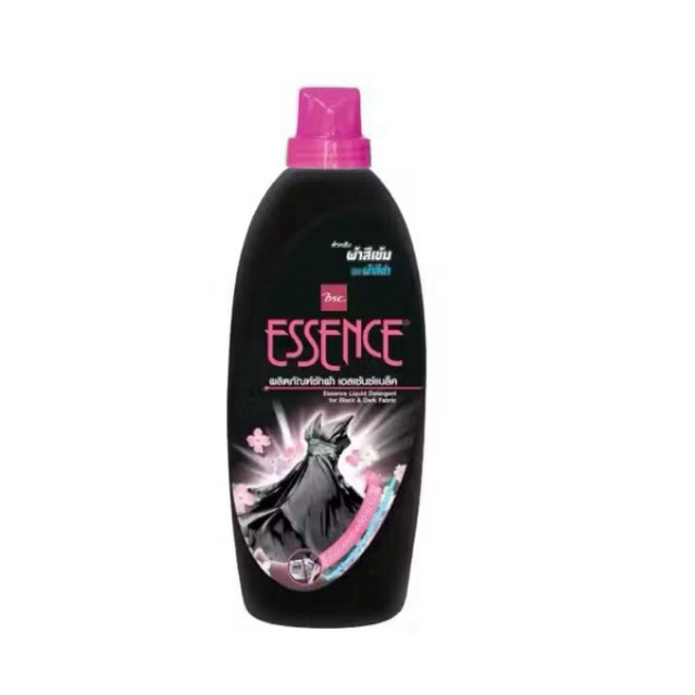 ESSENCE ผลิตภัณฑ์ซักผ้า เอสเซ้นซ์แบล็ค สำหรับผ้าสีเข้มและผ้าสีดำ 900 มล.