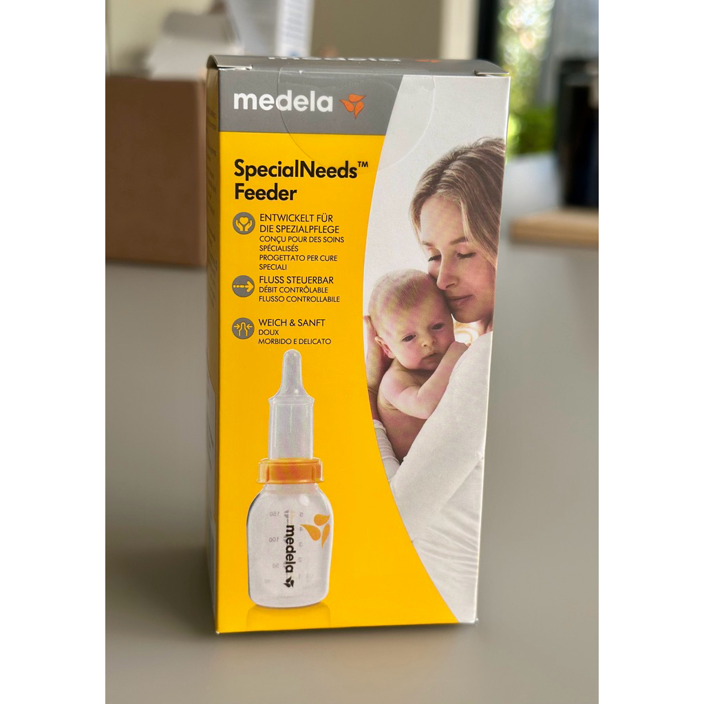 สินค้าเพิ่งเข้า !! Medela ขวดนมพร้อมจุกนมพิเศษ สำหรับเด็กปากแหว่งเพดานโหว่