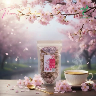 ชาดอกซากุระพรีเมี่ยม | Flower Collection | Sakura Cherry Blossom Tea ดอกเต็ม น้ำชาสีทองใส ชาดอกไม้ระดับพรีเมี่ยม