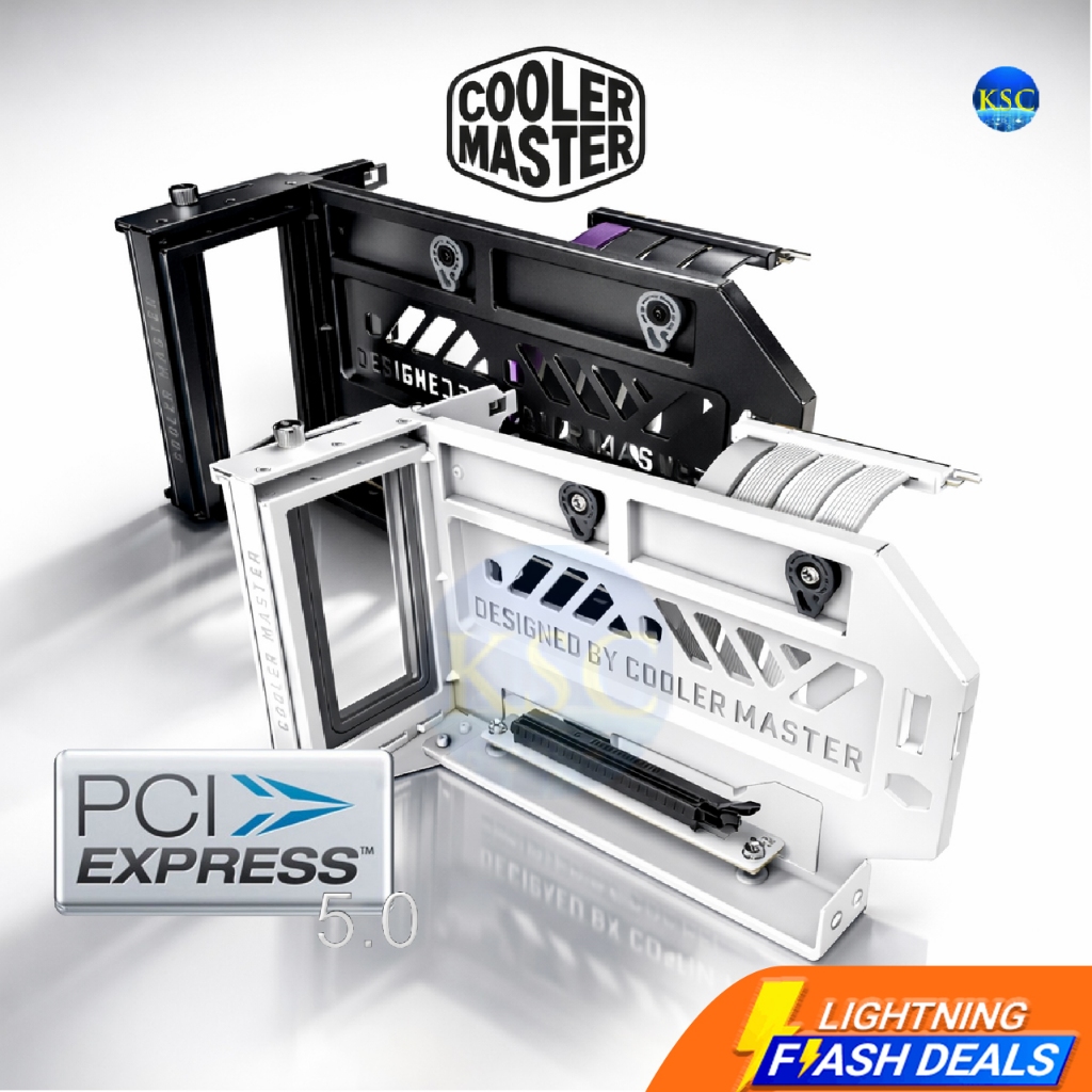 ที่ยึดการ์ดจอแนวตั้ง COOLERMASTER (PCI-E 5.0 x16) UNIVERSAL VERTICAL GPU HOLDER KIT VER.2 ของแท้