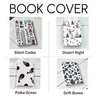 Made-to-Order ปกห่อหนังสือผ้า A6 / B6 / A5 / A5+ / B5 / A4 Collection Simple Stories (ห่อรัก) Book cover
