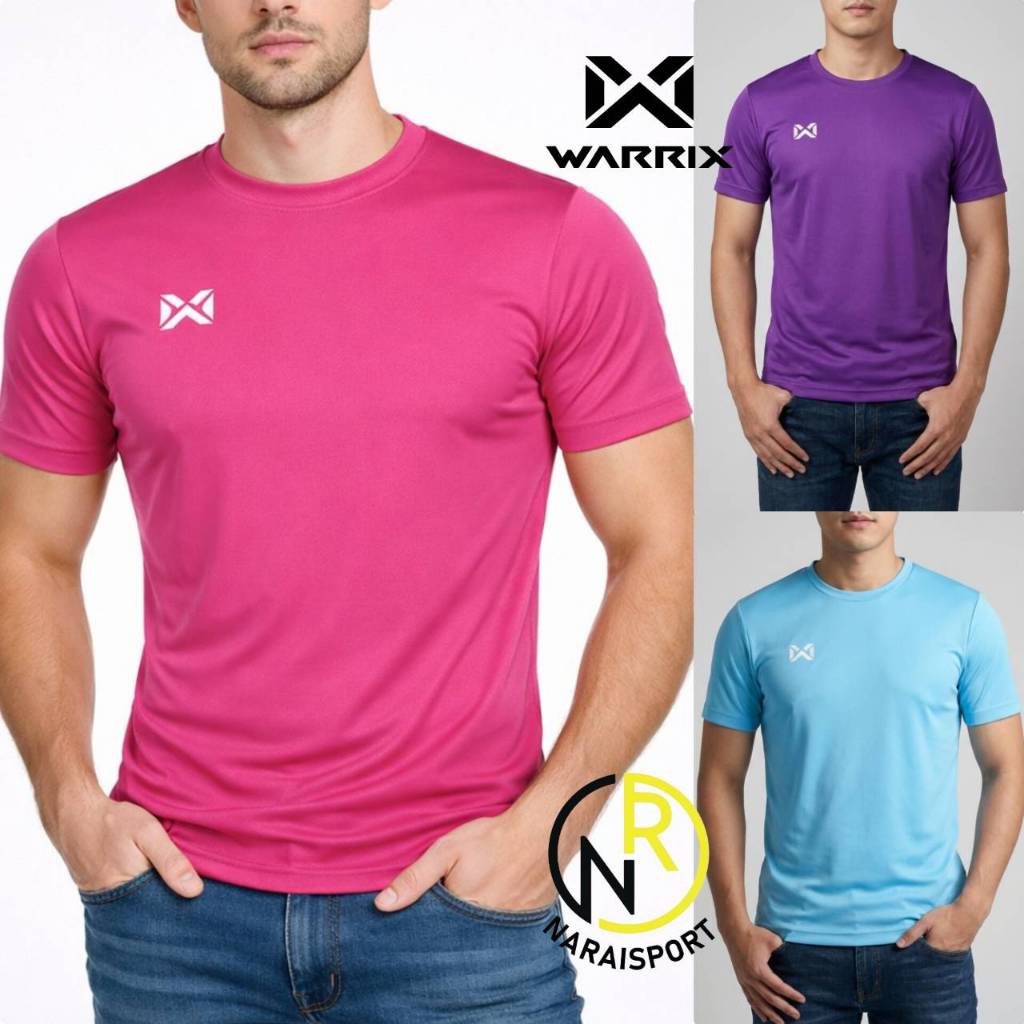 ***ของแท้ส่งไว*** WARRIX  เสื้อคอกลม   เสื้อฟุตบอล  ออกกำลังกาย ผ้าเบาสบาย แห้งไวไม่อับ 251FBACL01  FBA571