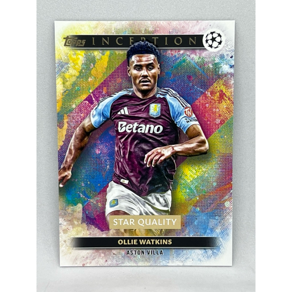 การ์ดฟุตบอล Topps Inception 2024 - 2025 Ollie Watkins Base