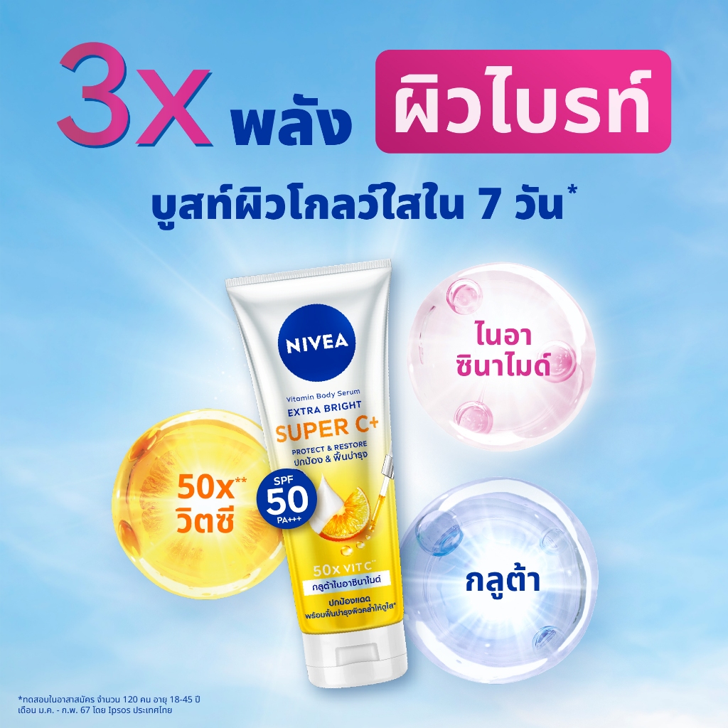 Nivea Extra Bright Super C+ 300ml