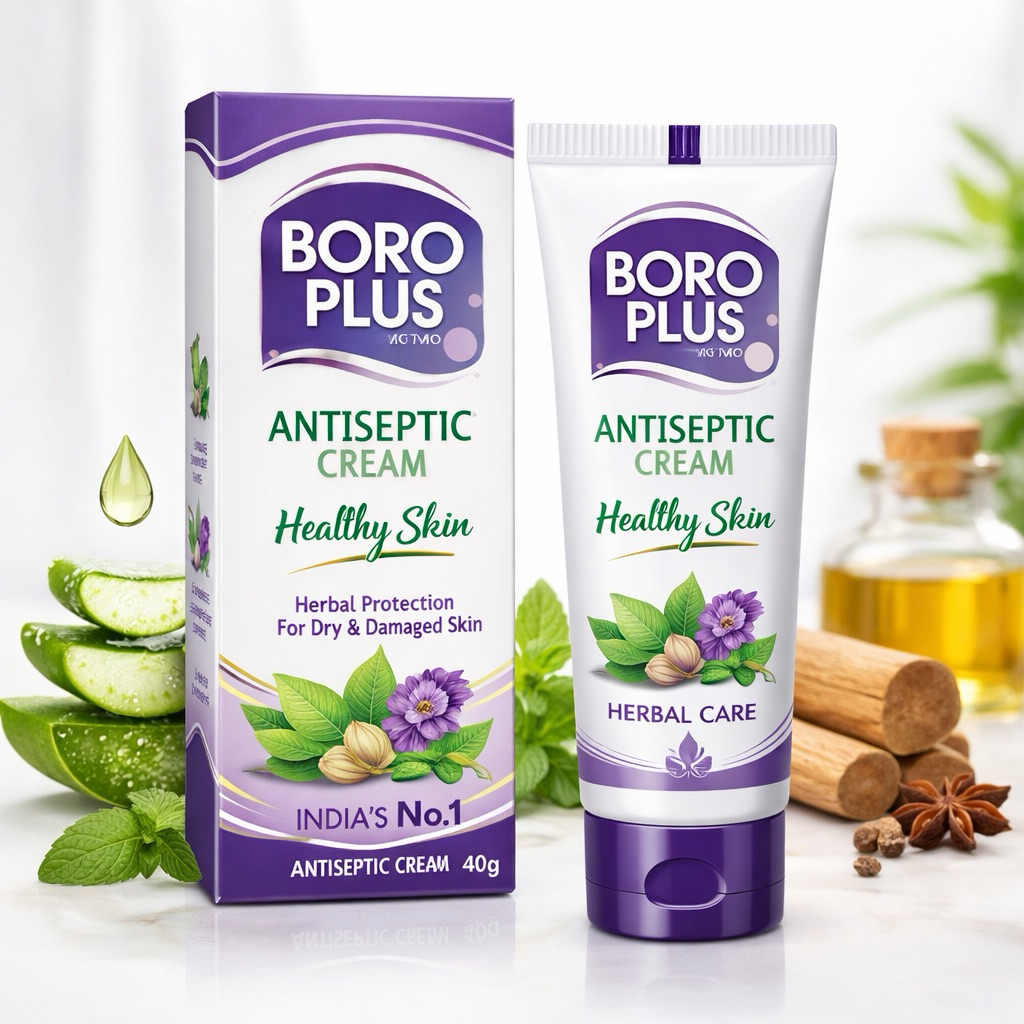 )  Boro Plus Antiseptic Cream 40g | ครีมบำรุงผิว สมุนไพรอินเดีย | India Goods ของแท้ 100% นำเข้าจากอินเดีย