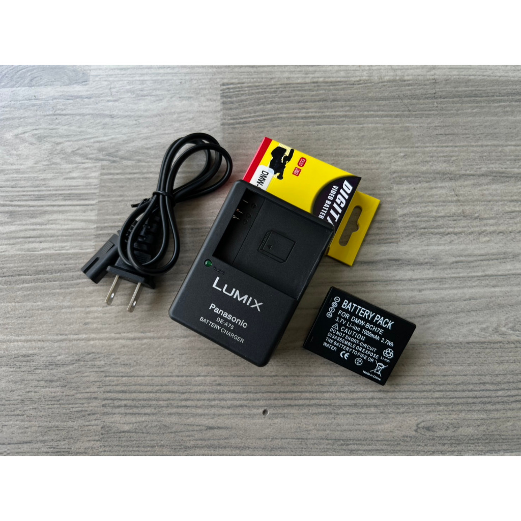 ⚡ร้านนี้ส่งเร็ว⚡แบตเตอรี่ Panasonic DMW-BCH7, BCH7E และแท่นชาร์จ DE-75B กล้อง DMC-FP1 FP2 FP3 FT10 T