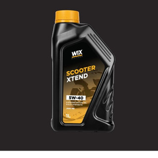 WIX น้ำมันเครื่องมอเตอร์ไซค์ 5W-40 รุ่น Scooter XTEND สังเคราะห์แท้100% Fully Synthetic รถเกียร์ AT Scooter 0.8L / 1L
