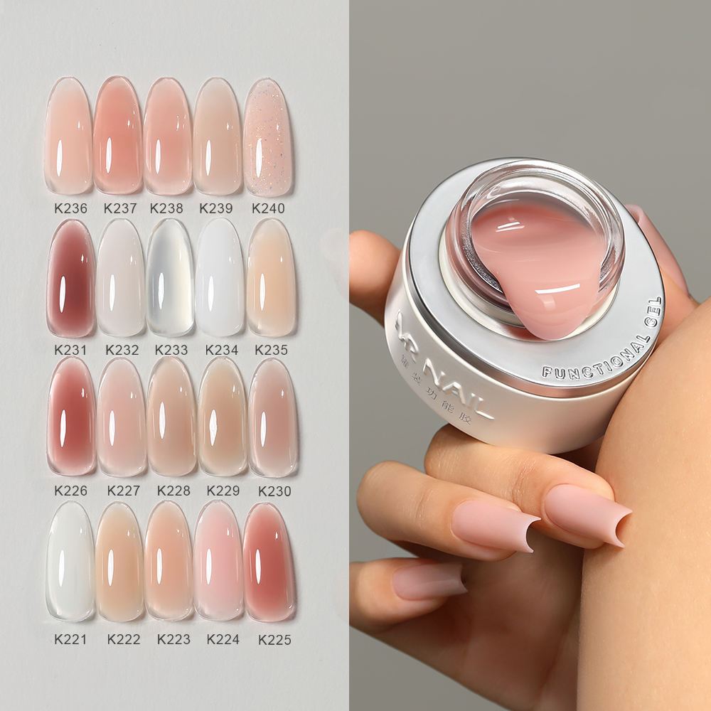 เจลต่อเล็บ MRNAIL Nude Builder Gel โทนสีนู้ด เจลเสริมหน้าเล็บ ขนาด 30 กรัม