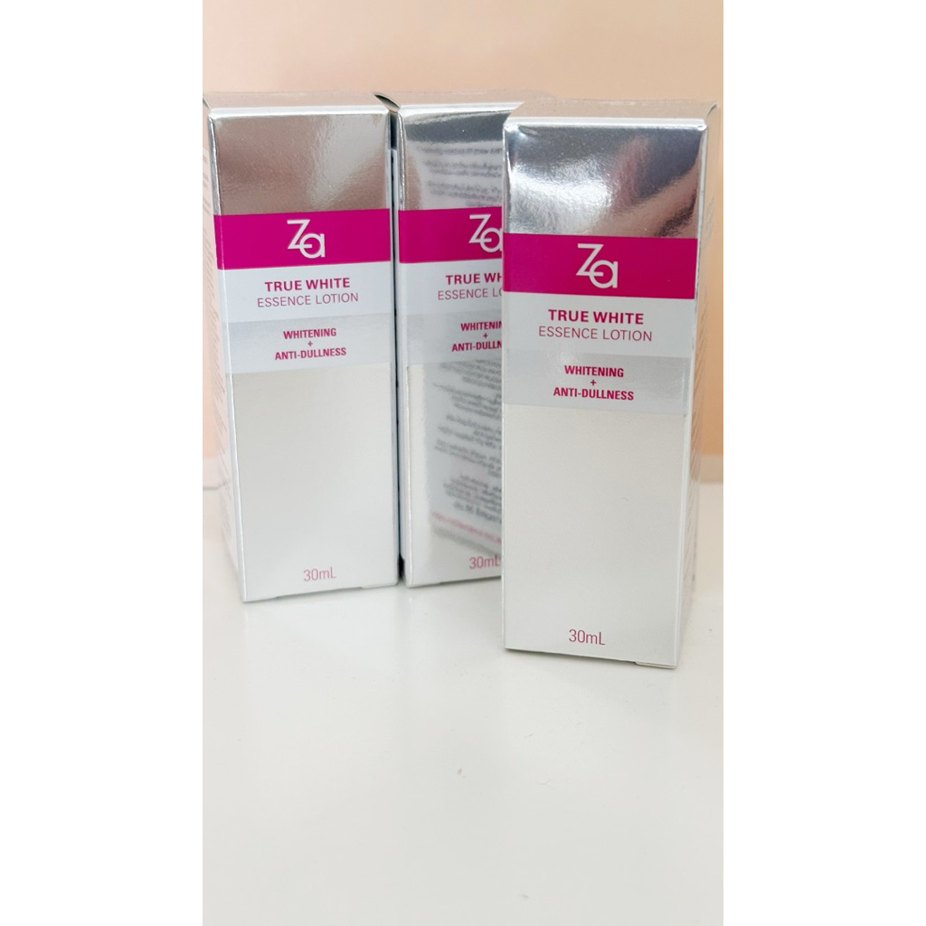 (ฉลากไทย 30mL) Za True White Essence Lotion 30mL เอสเซ้นส์น้ำตบเพิ่มความชุ่มชื้น อสเซ้นส์น้ำตบแบบ 3-