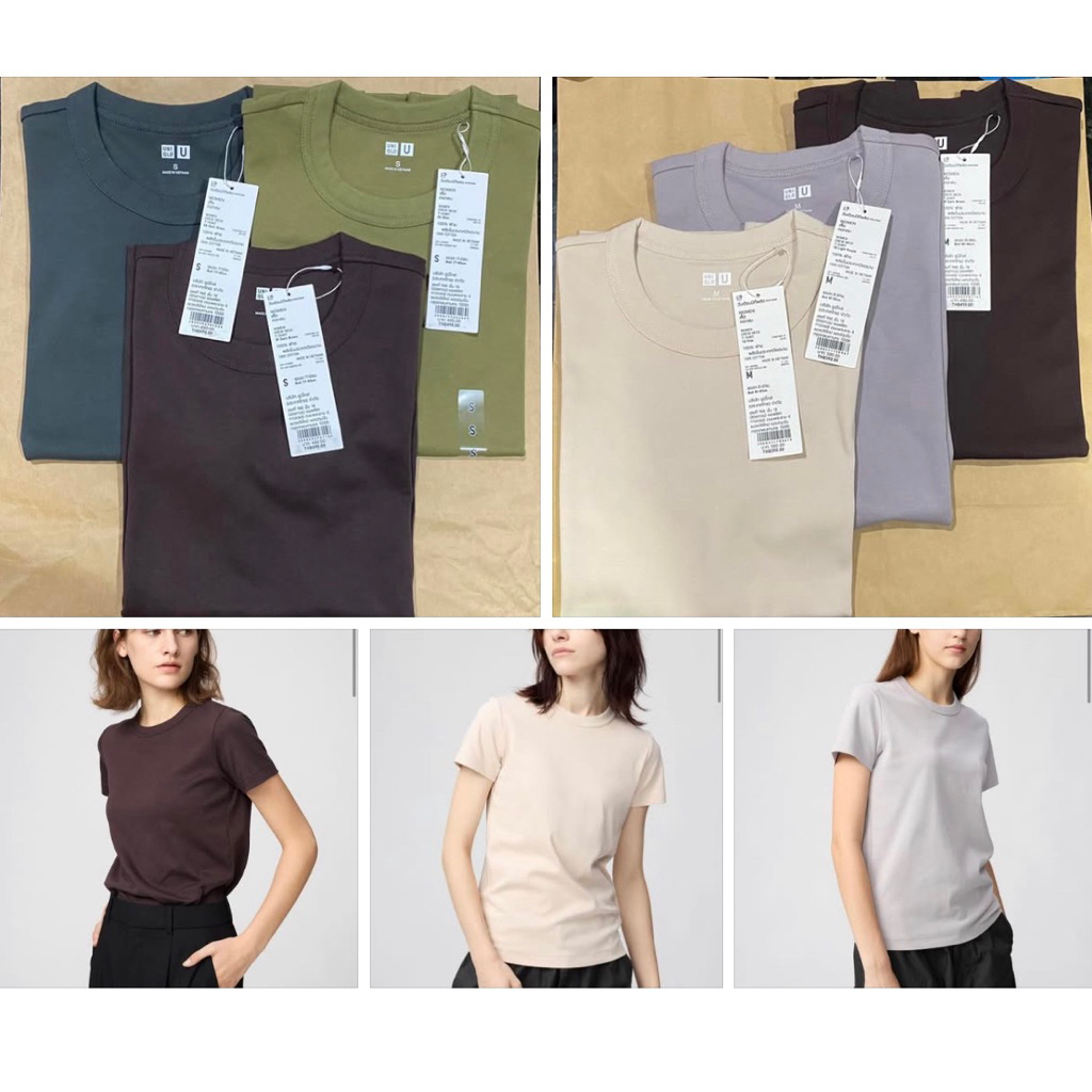เสื้อยืด Uniqlo U collection ของผู้หญิง จากช๊อปไทย