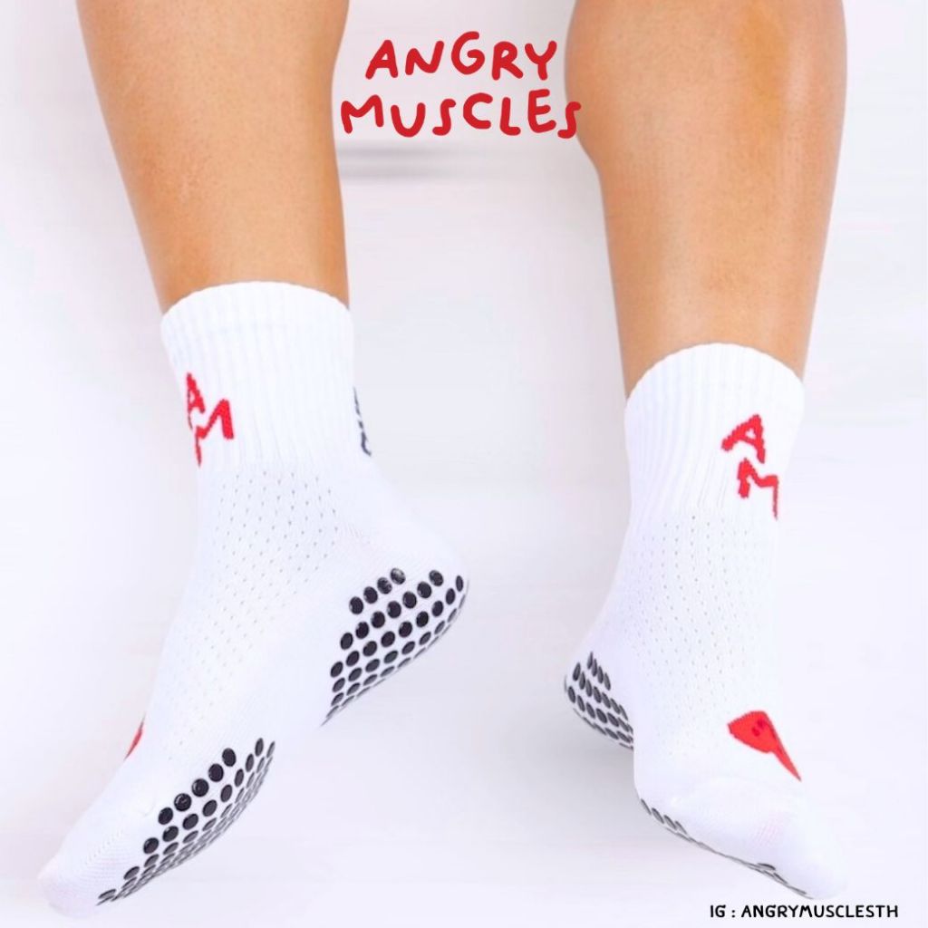 ANGRY GRIP Socks ยึดแน่นทุกท่า คุมแกนได้มั่นทุกมุม 💥