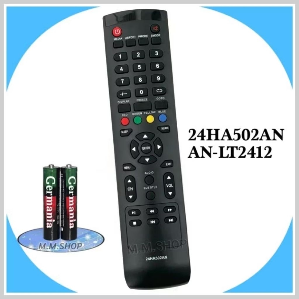 รีโมททีวี LCD/LED รุ่น 24HA502AN , AN-LT2412