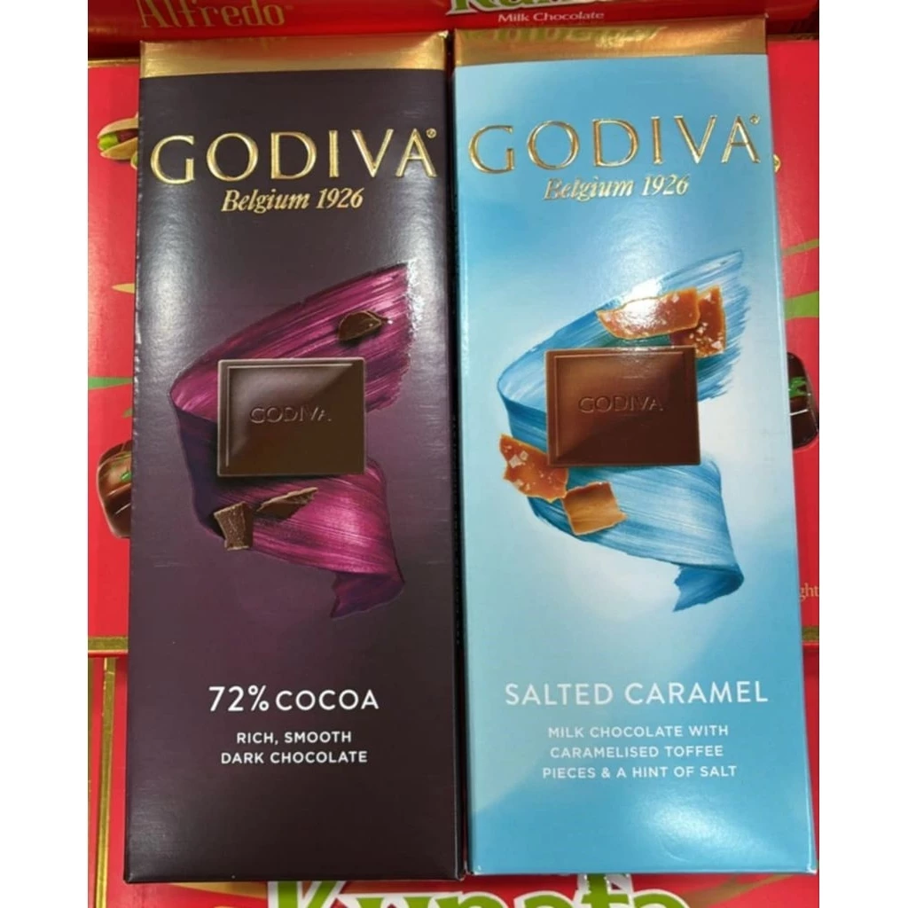 GoDiva Belgium มีให้เลือก2รส ขนาด90g นำเข้าจาก ประเทศซาอุดี อาราเบีย