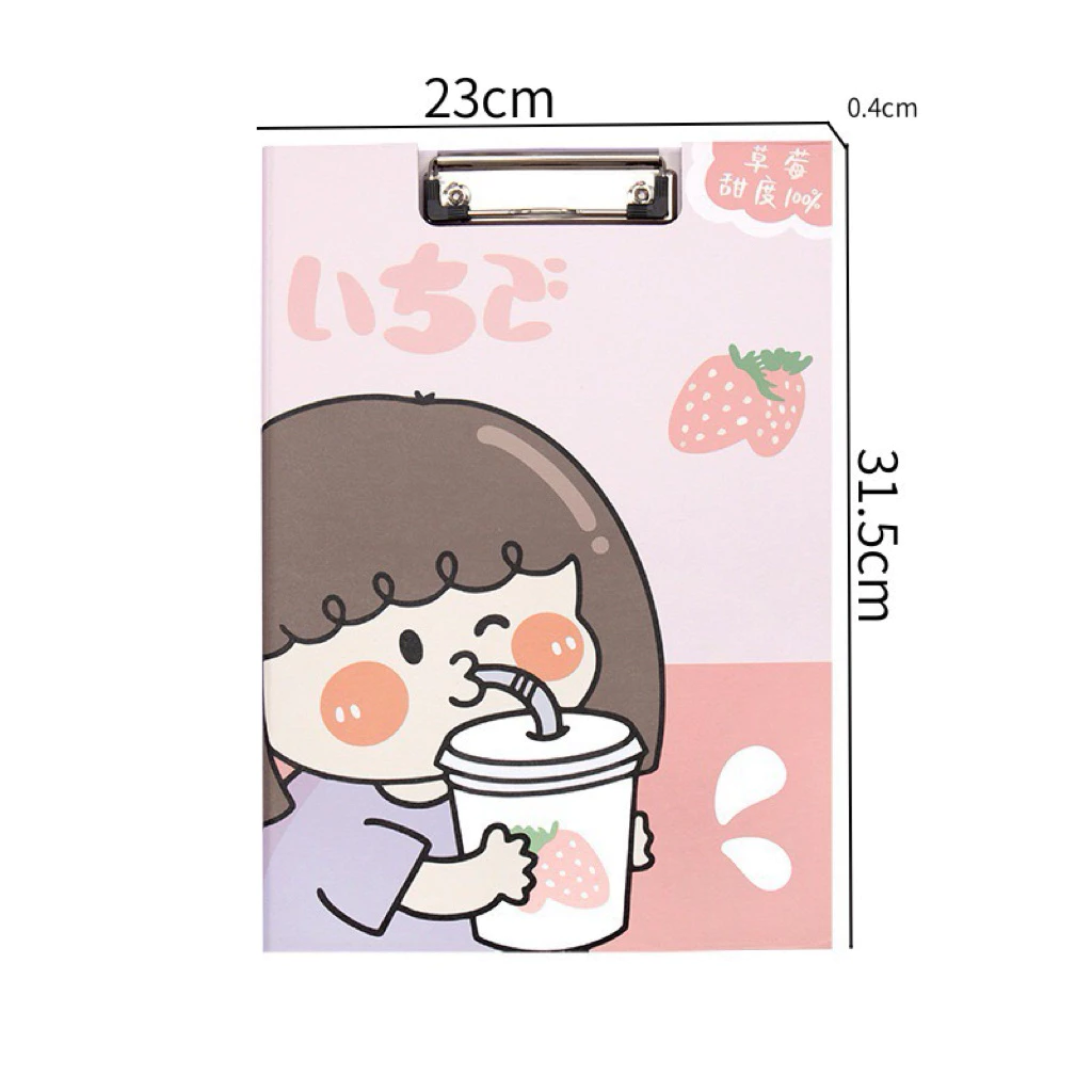 chuanchuan คลิปบอร์ด A4 พิมพ์ลายการ์ตูน thumbnail 7