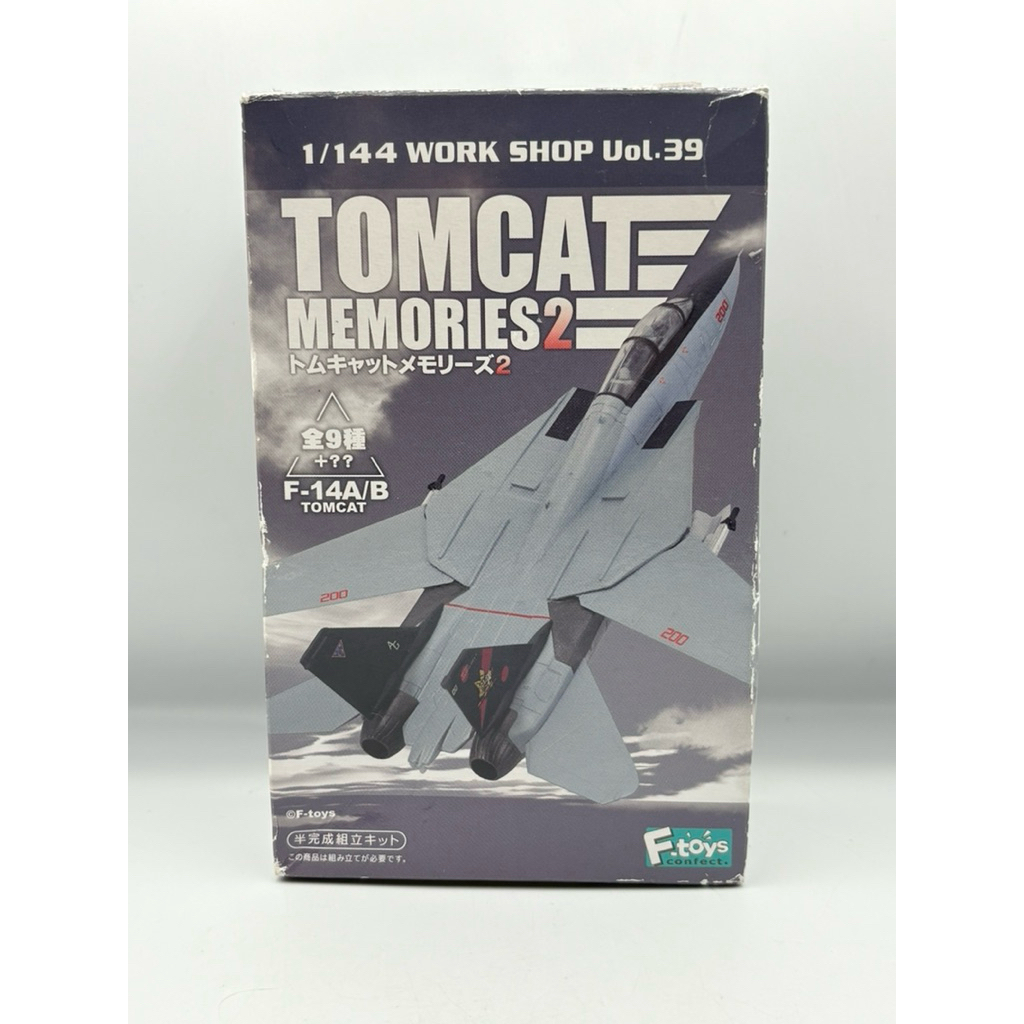 โมเดล Tomcat Memories F14 Fighter Jet japanese model kit F Toys F-14 mini plane 1:144
