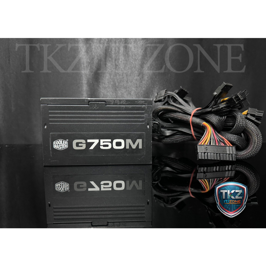เพาเวอร์ซัพพลาย(power supply) cooler master G750M  (750w 80+ bronze)